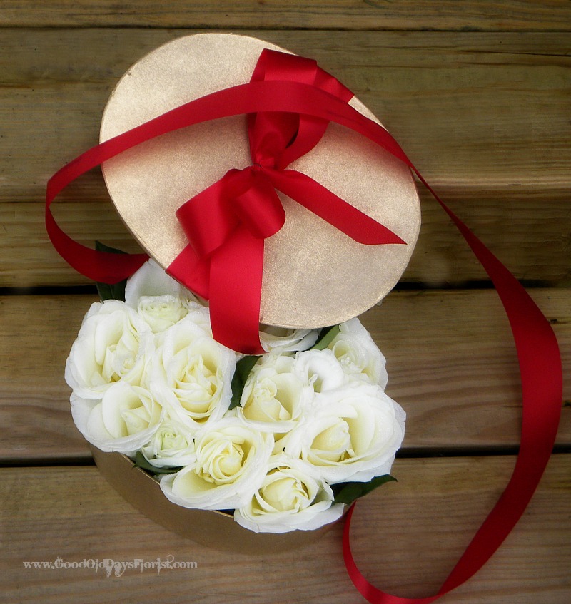 gift box of roses