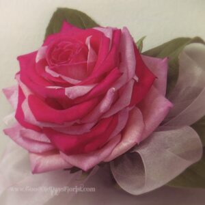 vintage rose corsage