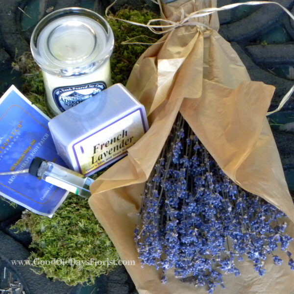 lavender aromatherapy gift basket set