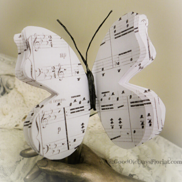 sheet music butterfly