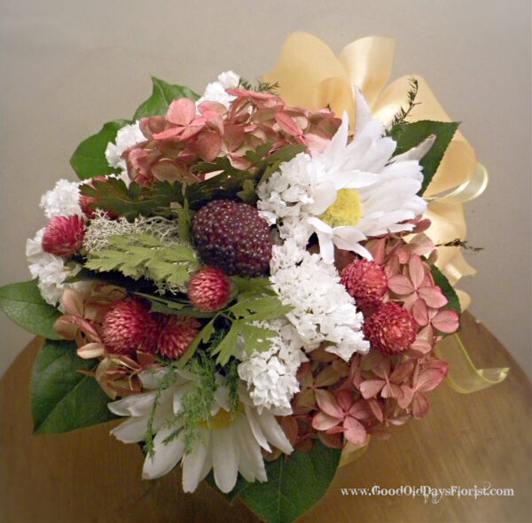 dried flowers bouquet thank you