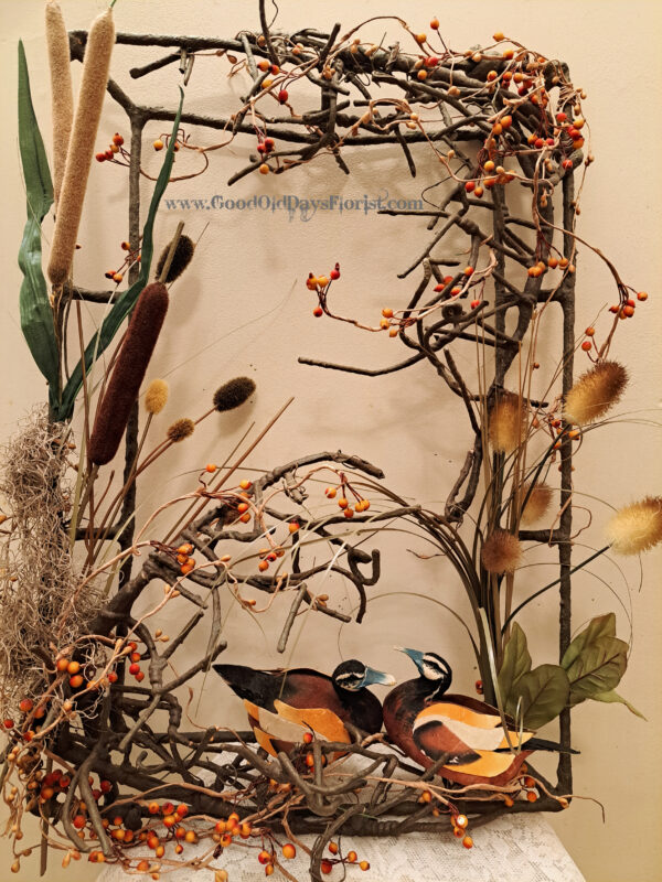 Duck Pond Picture Wreath