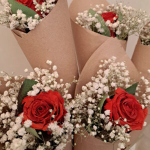 Preserved Rose Bouquet Cone