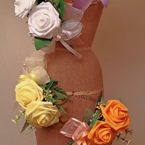 artificial rose corsage