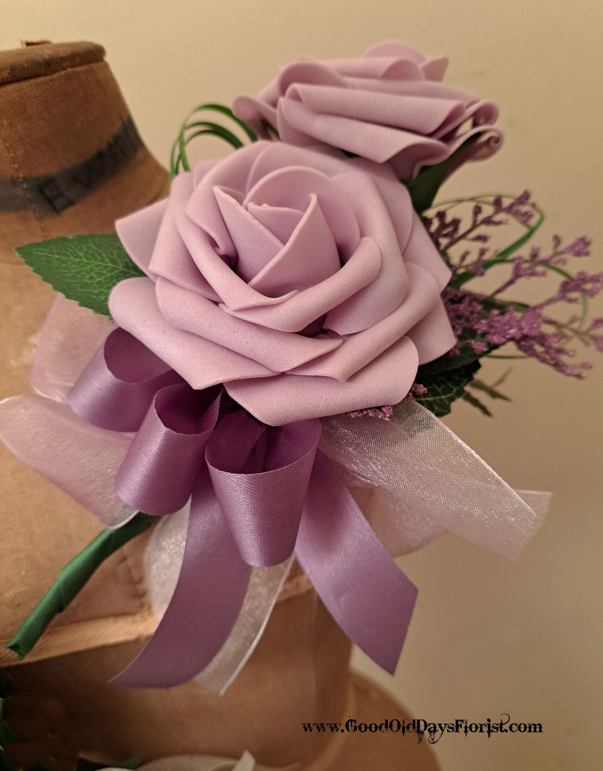 artificial rose corsage