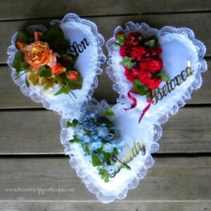 A Petite Flower Heart & Cross